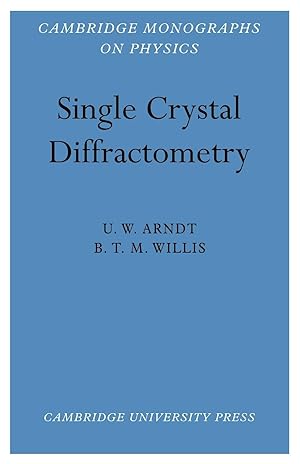 Imagen del vendedor de Single Crystal Diffractometry a la venta por moluna