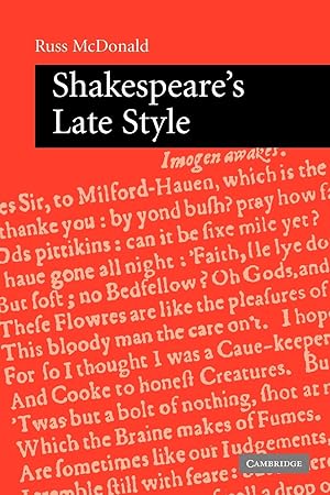 Seller image for Shakespeare\ s Late Style for sale by moluna