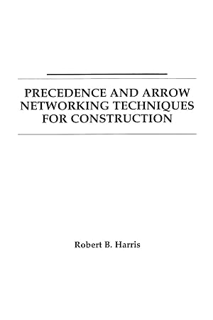 Bild des Verkufers fr Precedence and Arrow Networking Techniques for Construction zum Verkauf von moluna