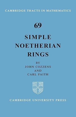 Seller image for Simple Noetherian Rings for sale by moluna