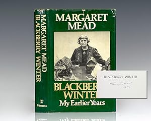 Bild des Verkufers fr Blackberry Winter: My Earlier Years. zum Verkauf von Raptis Rare Books