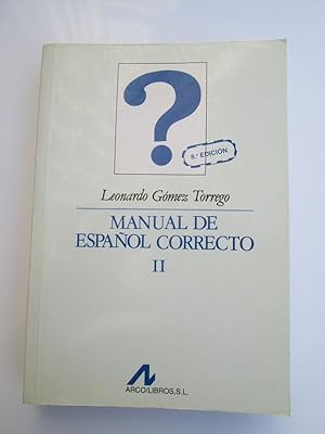 Imagen del vendedor de Manual de espaol correcto II. a la venta por TraperaDeKlaus