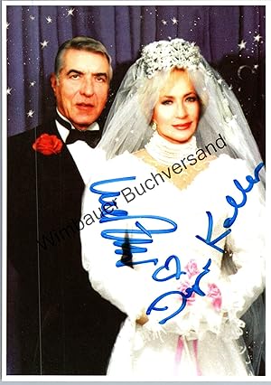 Bild des Verkufers fr Original Autograph Helmut Zilk & Dagmar Koller /// Autograph signiert signed signee zum Verkauf von Antiquariat im Kaiserviertel | Wimbauer Buchversand