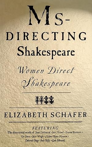 Imagen del vendedor de MS-Directing Shakespeare a la venta por moluna