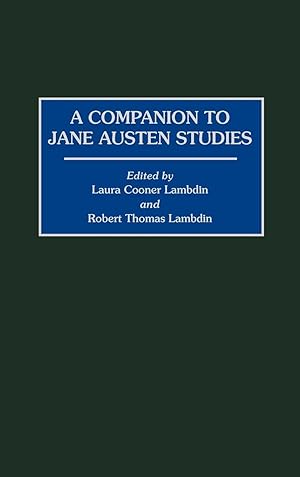 Immagine del venditore per A Companion to Jane Austen Studies venduto da moluna