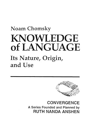Seller image for Knowledge of Language for sale by moluna