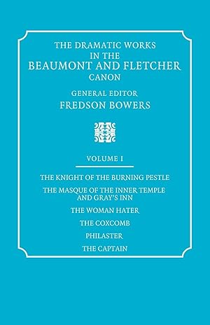 Image du vendeur pour The Dramatic Works in the Beaumont and Fletcher Canon mis en vente par moluna