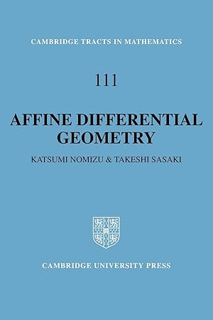 Bild des Verkufers fr Affine Differential Geometry zum Verkauf von moluna