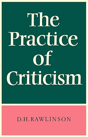 Immagine del venditore per The Practice of Criticism venduto da moluna