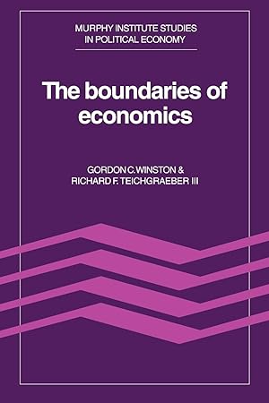 Bild des Verkufers fr The Boundaries of Economics zum Verkauf von moluna