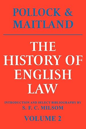 Seller image for The History of English Law for sale by moluna