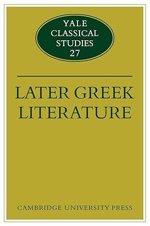 Seller image for Later Greek Literature for sale by moluna