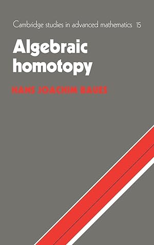 Seller image for Algebraic Homotopy for sale by moluna