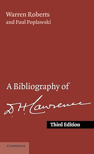 Immagine del venditore per A Bibliography of D. H. Lawrence venduto da moluna