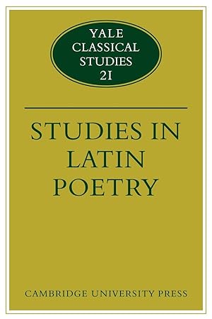 Image du vendeur pour Studies in Latin Poetry mis en vente par moluna