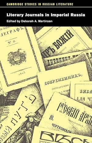 Bild des Verkufers fr Literary Journals in Imperial Russia zum Verkauf von moluna