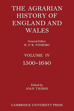 Bild des Verkufers fr The Agrarian History of England and Wales zum Verkauf von moluna