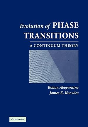 Image du vendeur pour Evolution of Phase Transitions mis en vente par moluna