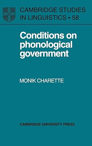 Seller image for Conditions on Phonological Government for sale by moluna