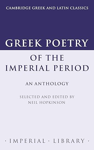 Immagine del venditore per Greek Poetry of the Imperial Period venduto da moluna