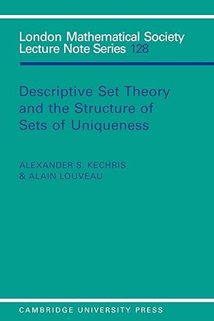 Seller image for Descriptive Set Theory and the Structure of Sets of Uniqueness for sale by moluna