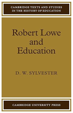 Seller image for Robert Lowe and Education for sale by moluna