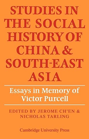 Immagine del venditore per Studies in the Social History of China and South-East Asia venduto da moluna