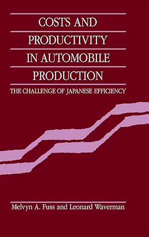 Imagen del vendedor de Costs and Productivity in Automobile Production a la venta por moluna