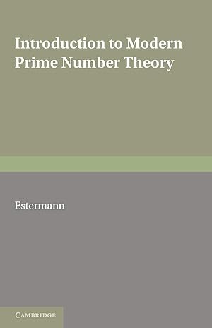 Imagen del vendedor de Introduction to Modern Prime Number Theory a la venta por moluna