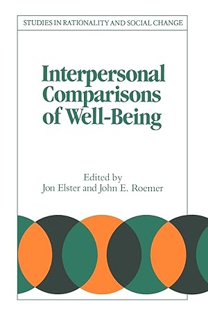 Seller image for Interpersonal Comparisons of Well-Being for sale by moluna