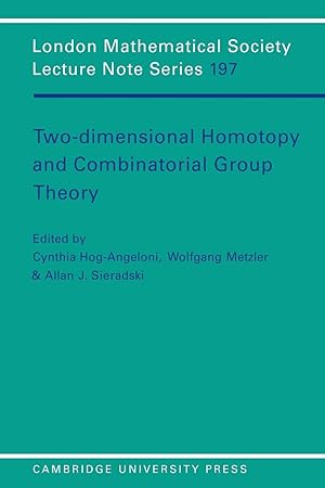 Imagen del vendedor de Two-Dimensional Homotopy and Combinatorial Group Theory a la venta por moluna