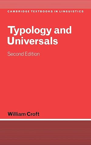 Image du vendeur pour Typology and Universals mis en vente par moluna