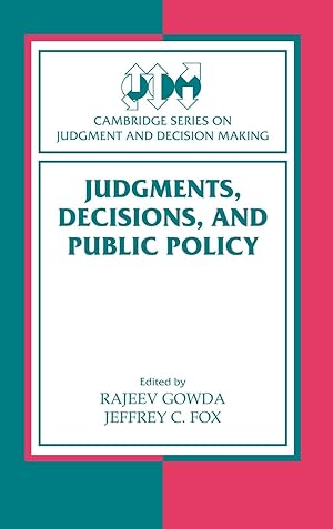 Immagine del venditore per Judgments, Decisions, and Public Policy venduto da moluna