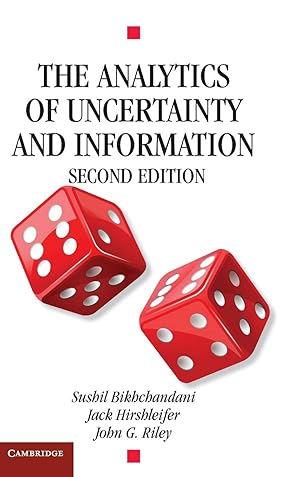 Bild des Verkufers fr The Analytics of Uncertainty and Information zum Verkauf von moluna