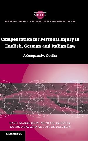 Imagen del vendedor de Compensation for Personal Injury in English, German and Italian Law a la venta por moluna