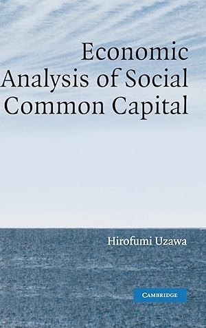 Image du vendeur pour Economic Analysis of Social Common Capital mis en vente par moluna