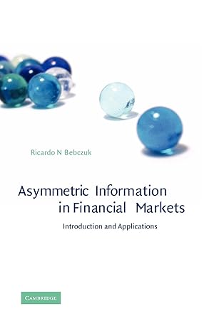 Imagen del vendedor de Asymmetric Information in Financial Markets a la venta por moluna