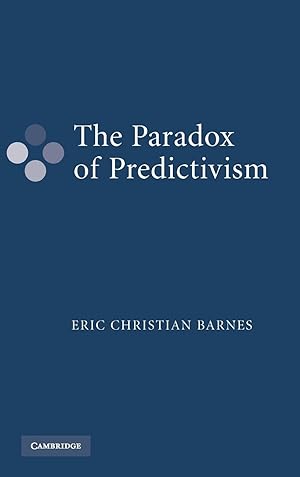 Image du vendeur pour The Paradox of Predictivism mis en vente par moluna