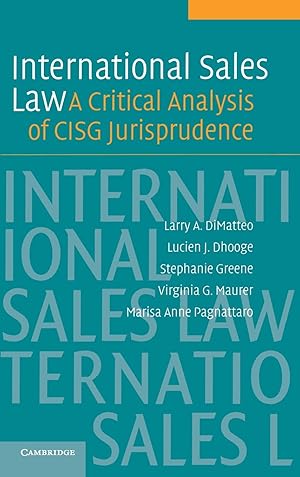 Seller image for International Sales Law for sale by moluna