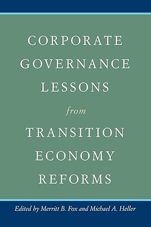 Immagine del venditore per Corporate Governance Lessons from Transition Economy Reforms venduto da moluna