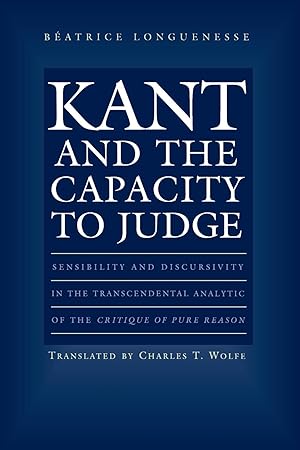 Imagen del vendedor de Kant and the Capacity to Judge a la venta por moluna