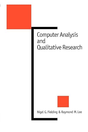 Bild des Verkufers fr Computer Analysis and Qualitative Research zum Verkauf von moluna