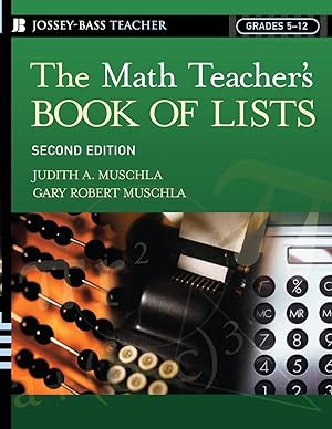 Bild des Verkufers fr The Math Teacher\ s Book of Lists zum Verkauf von moluna