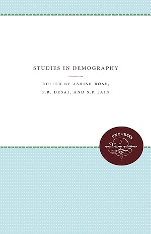 Seller image for Studies in Demography for sale by moluna