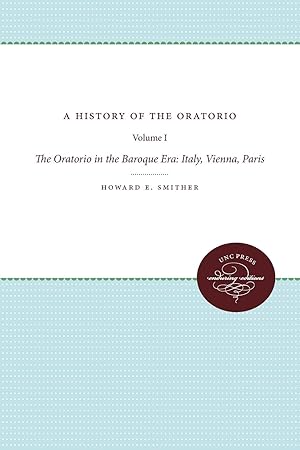 Seller image for A History of the Oratorio for sale by moluna
