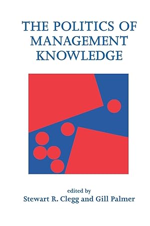 Seller image for The Politics of Management Knowledge for sale by moluna