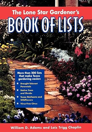 Imagen del vendedor de The Lone Star Gardener\ s Book of Lists a la venta por moluna