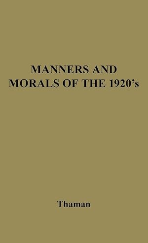 Seller image for Manners and Morals for sale by moluna