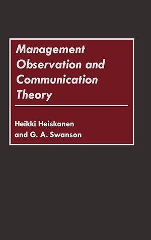 Seller image for Management Observation and Communication Theory for sale by moluna