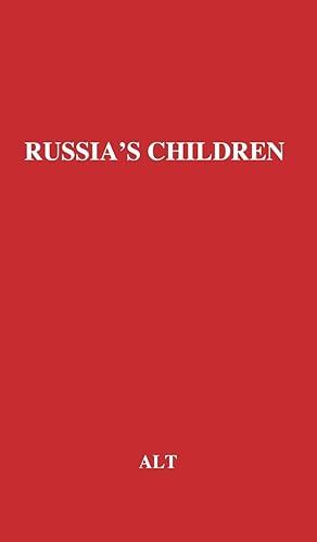 Immagine del venditore per Russia\ s Children venduto da moluna